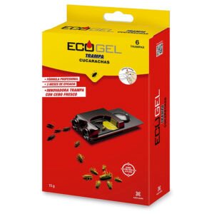 Ecogel Cucarachas Trampa Cucarachas 15 Gramos (Caja 6 Unidades)