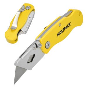 Cutter Plegable Hoja Trapezoidal 155 mm.