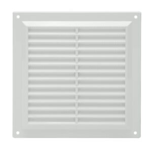 Rejilla Plastico Sobreponer Con Malla Posterior 20x20 cm.
