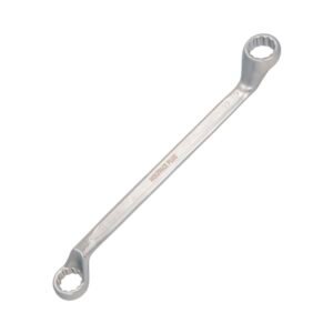 Llave Estrella Acodada Plus Acero Cromo Vanadio 18x19 DIN 838. Llave Doble Boca Acodada, Llave Fija Estrella Acodada