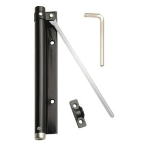 Muelle Puerta Wolfpack Aluminio Anodizado Negro (Blister 1 Pieza)