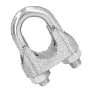 Sujetacables Galvanizado 10 mm. 3/8" Uso Domestico